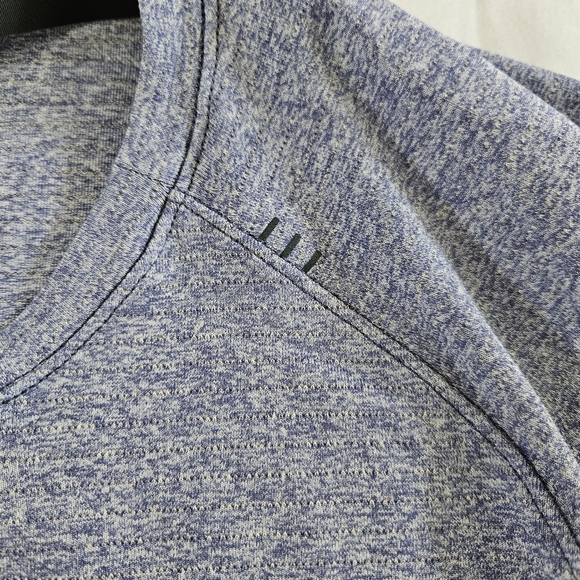 Lululemon License to Train Short Sleeve HOSB Heathered Blue Men's Size XLarge - Picture 2 of 7